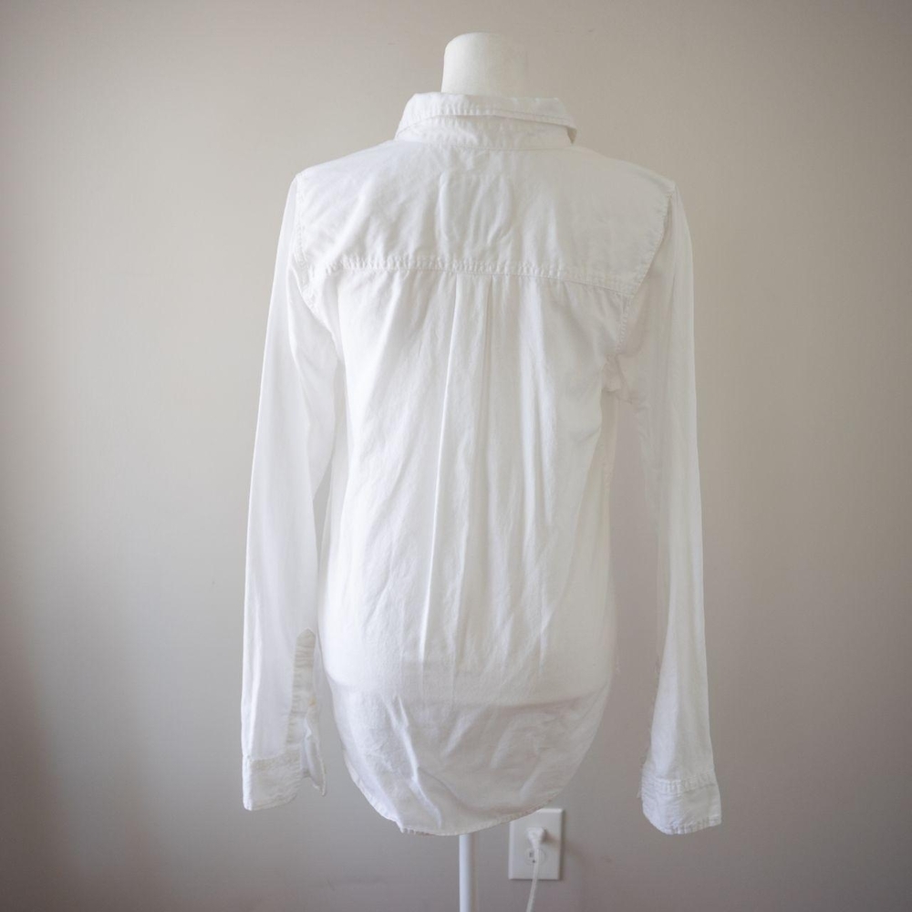 Abercrombie & Fitch White Shirt with Label - Picture 3 of 8